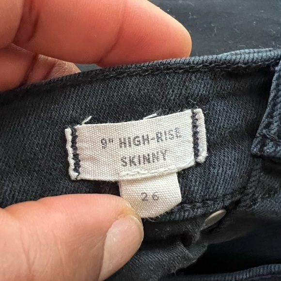 Madewell 9” high rise skinny blue jeans size 26 - Picture 9 of 11